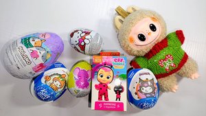 АСМР РАСПАКОВКА Киндер Сюрприз яйца и Сюрприз Бокс 🤗 АСМР звуки для вашего удовольствия 🥰