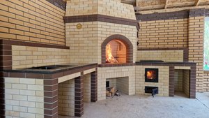 Угловой печной комплекс