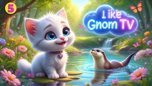 Котенок Мур: "Встреча с речной Выдрой"