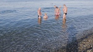 Пляж Сукко в 7:30 21 августа 2025 года. Автор Дмитрий Сорвенков.