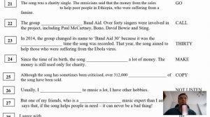 Решаем задание по экзамену ОГЭ английский язык вставить пропуски
