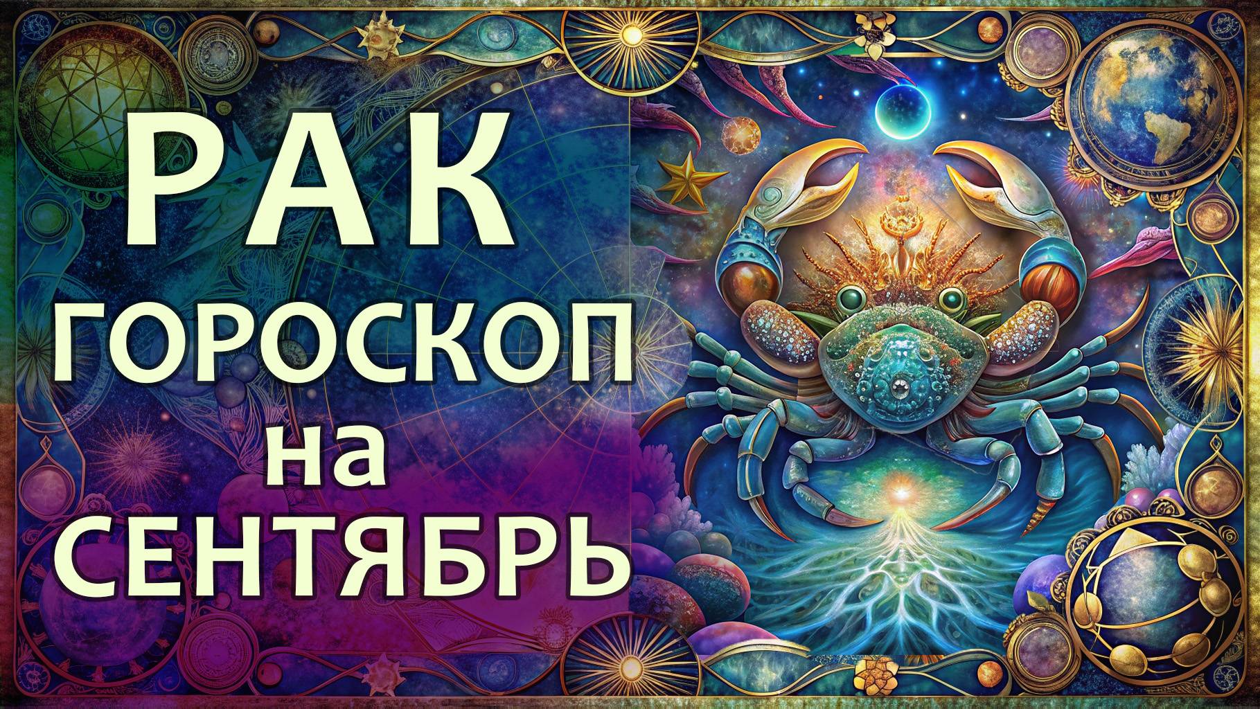 Гороскоп для Рака на сентябрь 2025 года