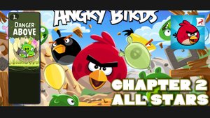 Все уровни "Danger Above" на 3 звезды. Angry Birds Classic. 2 часть.