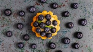 Тарт с голубикой