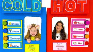 Настя и вызов "Горячее против холодного"