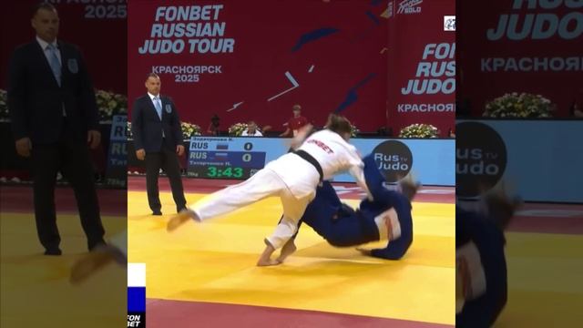 Красивая победа подсечкой Ксении Задворновой. Из сети.