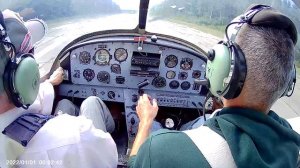 Взлет с аэродрома в Кронштадте