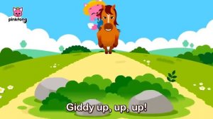 I am a Rocket Horse! _ Giddy up, up up! _ The Horse Song _ Farm Animals Songs _ Pinkfong Songs