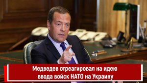 Медведев отреагировал на идею ввода войск НАТО на Украину