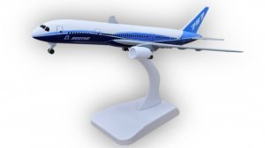 Модель самолета Boeing 787 Заводской - 19 см (c шасси)