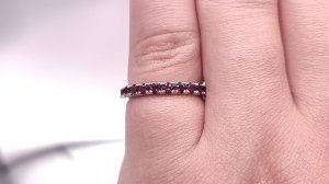 Кольцо «Дорожка» Гранат Родолит. Мозамбик