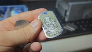 Обработка и гравировка титана на шлиф машинке