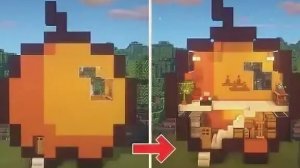 Дом в золотом яблоке майнкрафт