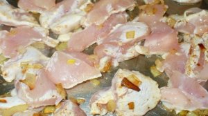 Фрикасе из курицы с сыром