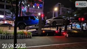 Погрузка автомобилей на автовоз для дальнейшей отправки в порт Республики Корея. Авто из Кореи