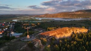 Царëв курган на закате.