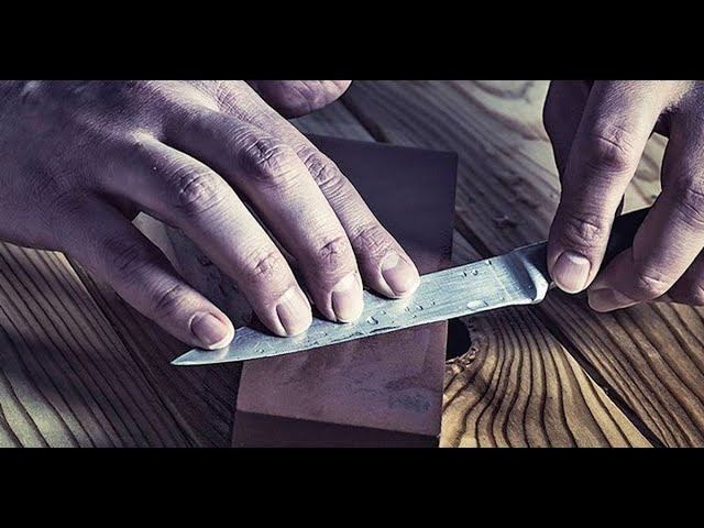 Как заточить нож. Заточка ножа. Простой способ смотреть онлайн