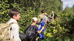 Поход по Волосовскому райну. Каникулы с д. Лёшей. деревня Кикерино и Курковицы. август 2025г.