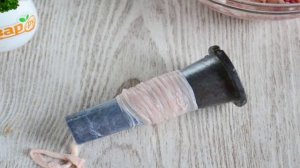 Домашняя колбаса из свинины и курицы