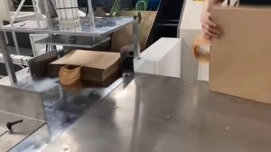 Big Size Roll Feeding Paper Square Bottom Paper Bag Machine With Automatic Collection System