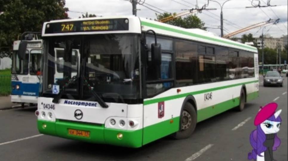 Поездка на автобусе ЛиАЗ-5292.21 № 04346 (040370) Маршрут № 747 Москва.