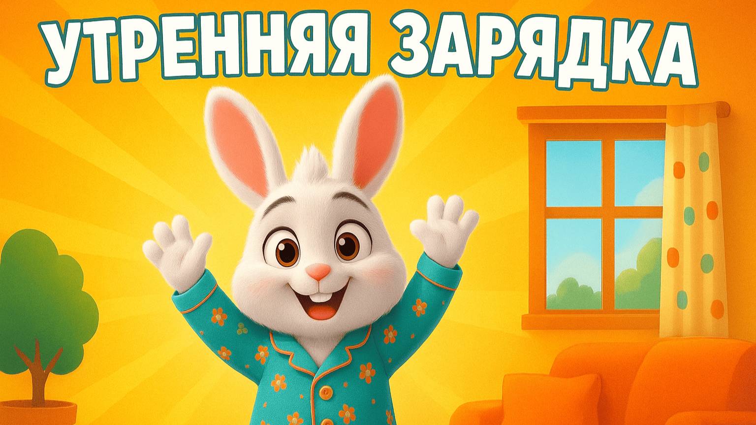 УТРЕННЯЯ ЗАРЯДКА С КРОЛИКОМ БО ДЛЯ ДЕТЕЙ