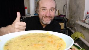 обед от 19.08.2025 с Рыжулей. суп-супец. мукбанг. обжор. Еда на камеру. диета. шизофрения.