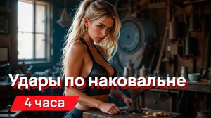 Звуки для соседей - удары по наковальне с промежутками