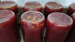 Приготовила на зиму борщ// Испытала новую сковороду//