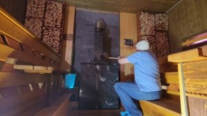 Тест печи Булат Люкс на залив.