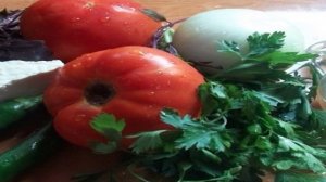 Грузинский салат с помидорами