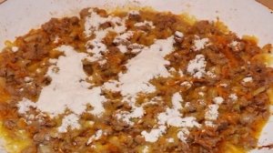 Гуляш из фарша с подливкой