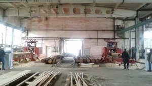 Лесопильные станки "БАРС 5" на производстве в Самаре.