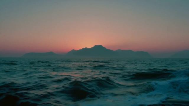 Chillout Deep Work Focus ｜  Serene Ocean Sounds & Sunset Mountainscape Ambient Music-(1080p25)