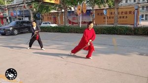 Утреннее упражнение с мечом Тайцзицюань в стиле Сорок два 7 мая 2024 года
