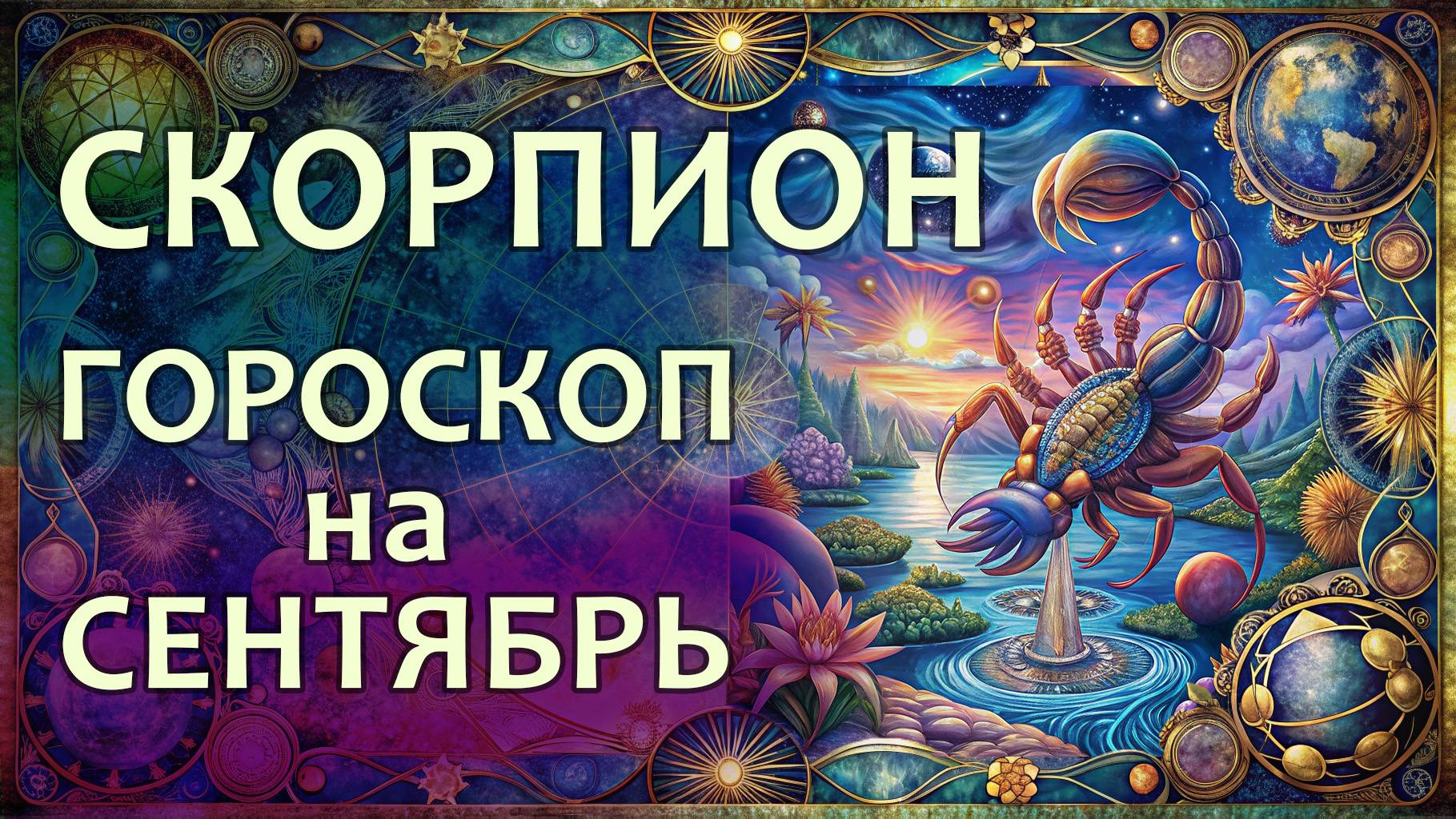 Гороскоп для Скорпиона на сентябрь 2025 года