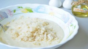 Блины из цветной капусты на кефире