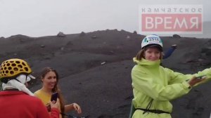 Резидентам турклуба «Вершина» посчастливилось оказаться вблизи Ключевского вулкана