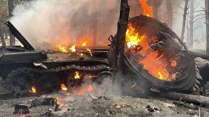 Молитва матери спасла бойца в горящем танке