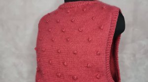 Как сделать такие узелки-шишки🧶