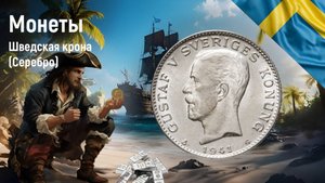 История чекана монет - Шведская крона