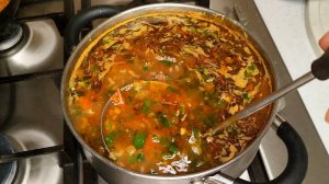 Суп харчо.  Вкусный ароматный суп