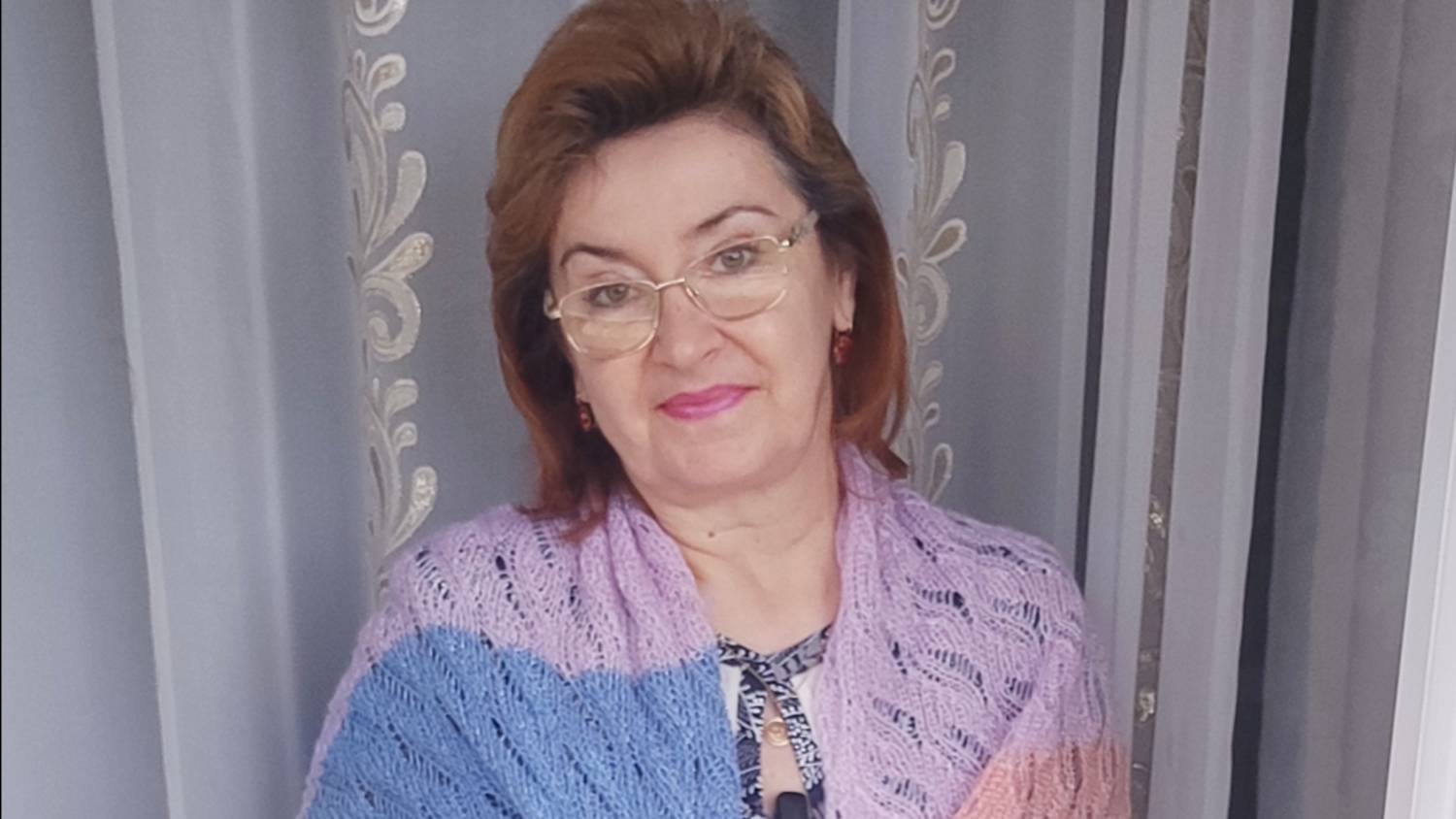 Презентация  палантина. Тестирую новый образец.