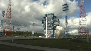 Сегодня космические войска провели успешный пуск ракеты-носителя «Ангара-1.2» с космодрома «Плесецк»