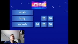 Jeopardy for learning English