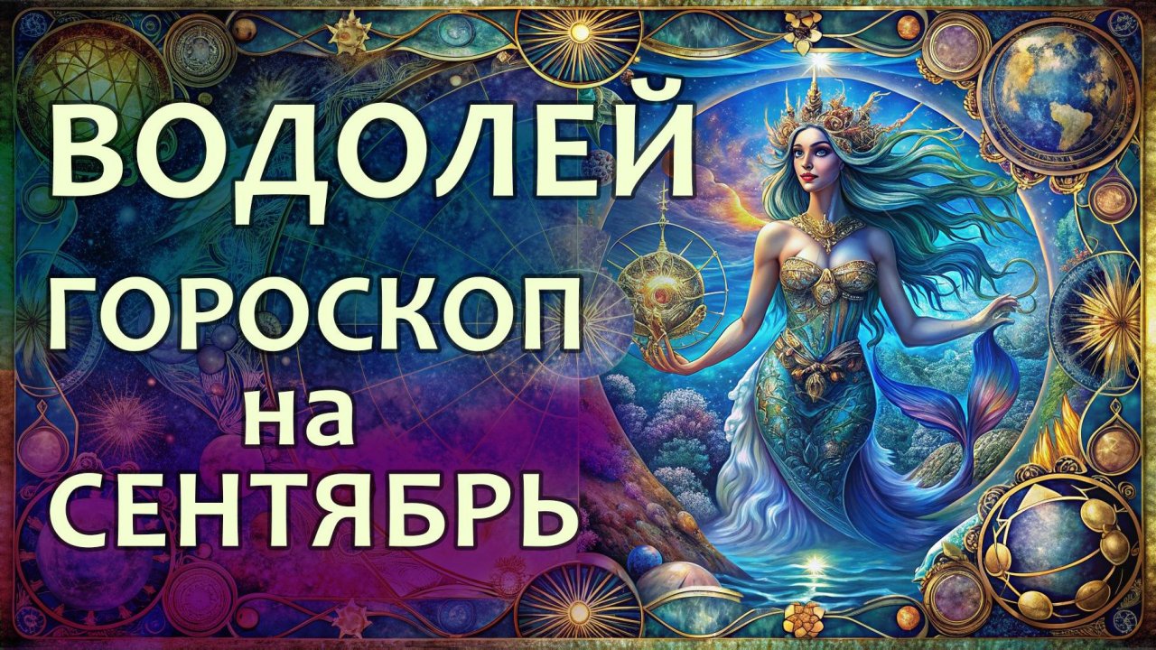 Гороскоп для Водолея на сентябрь 2025 года