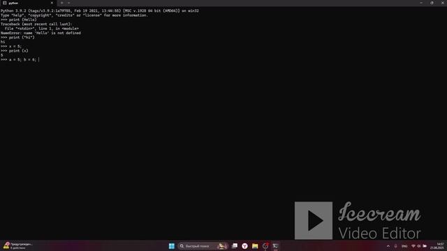 Обучение по Python функция Print.