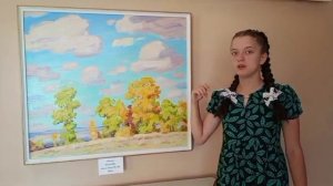 Бахмат Мария, 15 лет, Н.М. Рубцов "В осеннем лесу"