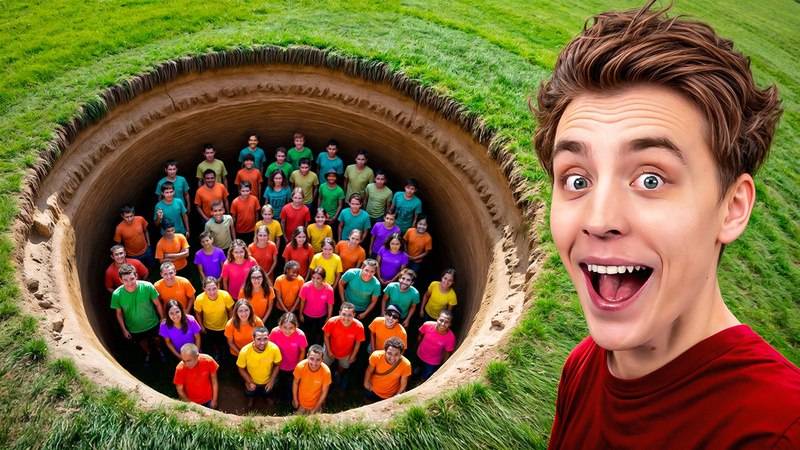 Кто Последний Покинет ЯМУ Челлендж!*100 ПОДПИСЧИКОВ* Влад А4 БУМАГА