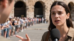 в Колизее в Риме эскурсовод сончалась прямо на глазах у туристов